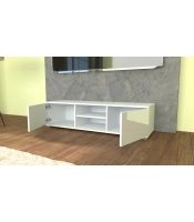 Szafka RTV 120  BIAŁA POŁYSK